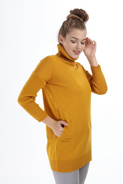 MA ananas Women's Knitwear Sweater - Pocket Design
