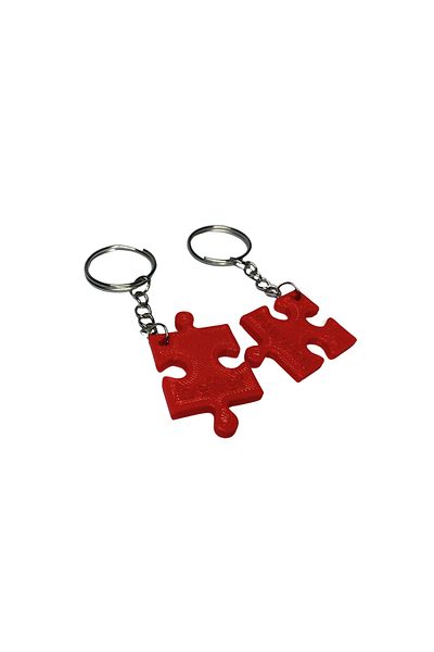 Tesseract Puzzle Better Together Keychain