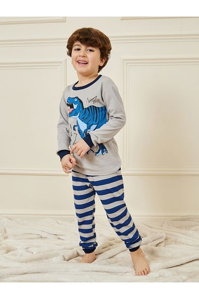 Styli Dinosaur Printed T-Shirt & Pyjama Set