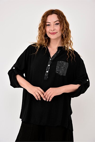 Park Moda 15451U Μοντέλο Πουκάμισο με παγιέτες