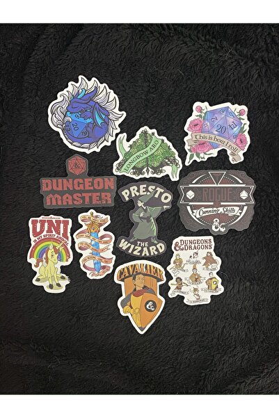 DiceLand FRP DND Dungeons and Dragons Sticker Set 5