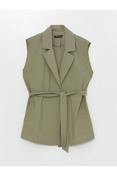 LC Waikiki LCWAIKIKI Klassische Damenweste mit Zweireiherkragen
