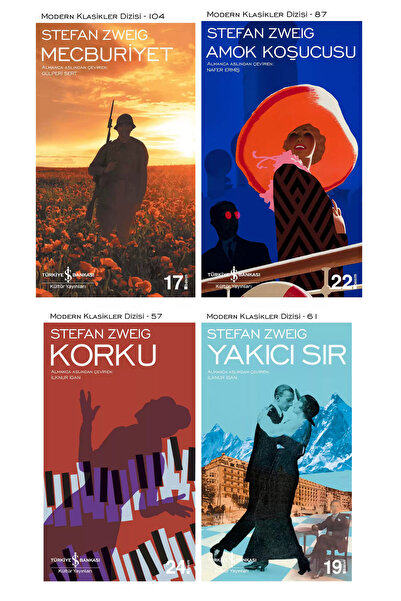 TÜRKİYE İŞ BANKASI KÜLTÜR YAYINLARI Stefan Zweig-Mecburiyet, Korku, Amok Koşu...