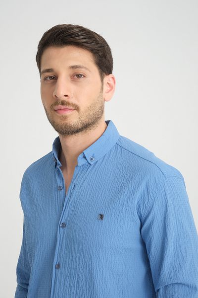 Redline Pánská letní košile Regular Fit se vzorem – 100% bavlna