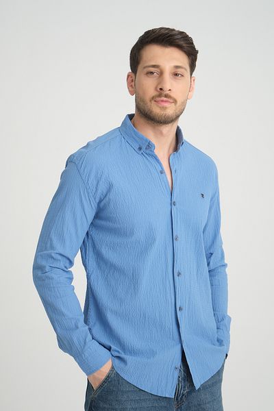 Redline Pánská letní košile Regular Fit se vzorem – 100% bavlna