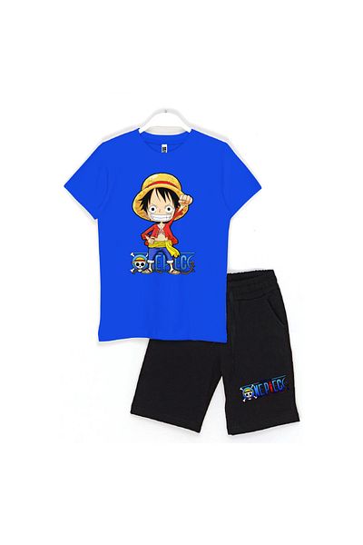 Built By Crazy One Piece Lufy - Set pantaloni scurți pentru copii