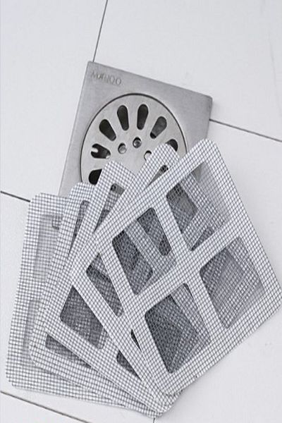 Tor Store 50 de seturi de sită pentru baie și bazin - perdea din tul, sită de scurgere etc. Kit de reparații (10x10 cm)