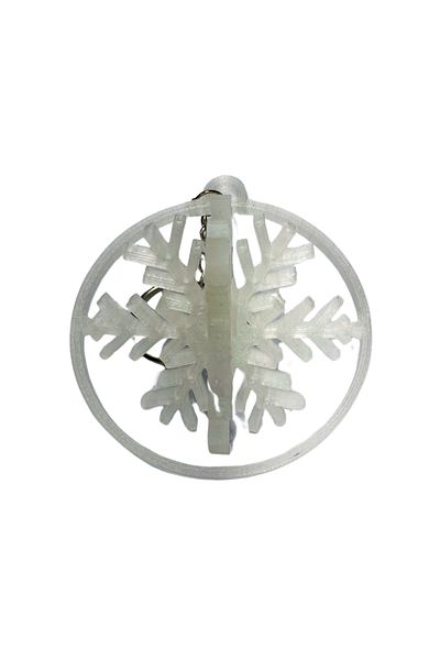 Tesseract Snowflake - Keychain Model