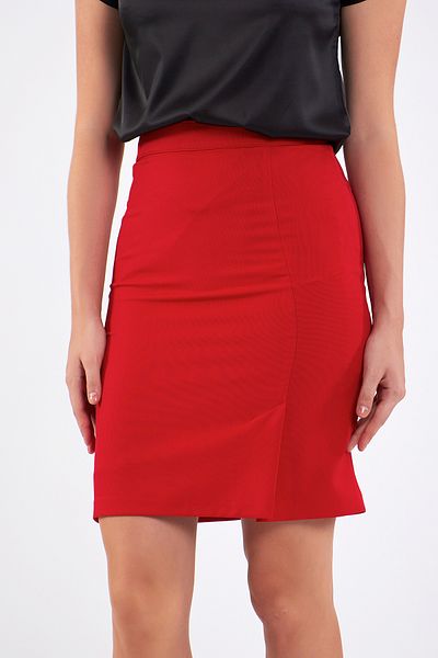 Volanlı Single Slit Front Pencil Skirt