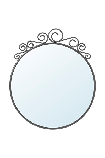 IKEA Ekne Yuvarlak Ferforje Ayna 50x60 cm