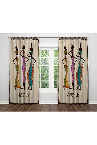 ALBANHOME Alban Home - Digital Printed Authentic Curtain