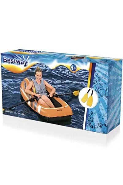 BESTWAY Tek kişilik Bot Hydroforce 155 x 97 Cm Bestway + Kürek - 61078