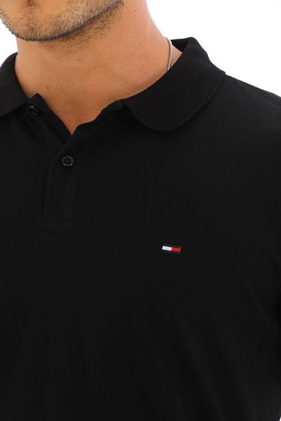 Ayşo Ανδρικό T-Shirt με Μαύρο Lycra Κεντημένο Polo Neck