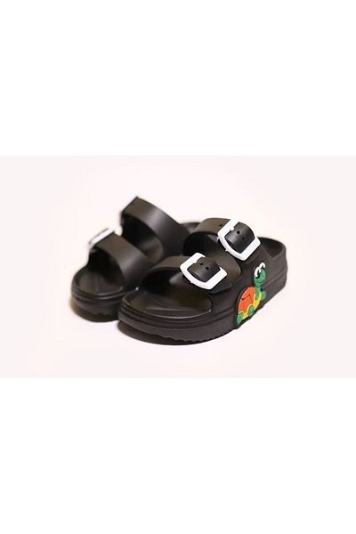 Riva Papuci pentru copii cu autocolant cu cataramă dublă pentru plajă, piscină, grădină și vacanță