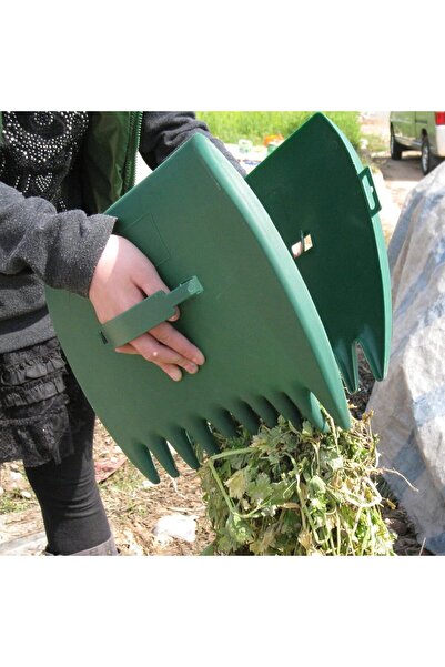 SYNOPE Pratik Yaprak Ot Toplama Aparatı Aleti  Bahçe Yaprak Temizleme Küreği ...