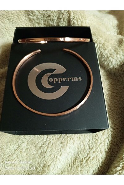 COPPERMS Saf Bakır 2li Bilezik Set