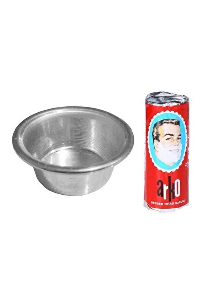 ARKO Tıraş Sabunu Sabun Köpürtme Tası Traş Seti Arko Sabun