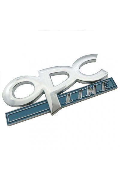 GARDENAUTO شعار تزوير معدني ثلاثي الأبعاد من Opel Opc Line - شعار مصراع أمامي متوافق