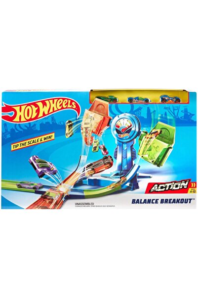 HOT WHEELS Denge Sıçrayışı Yarış Seti, Tek Ve 2 Kişiyle Oynanabilir Frh34