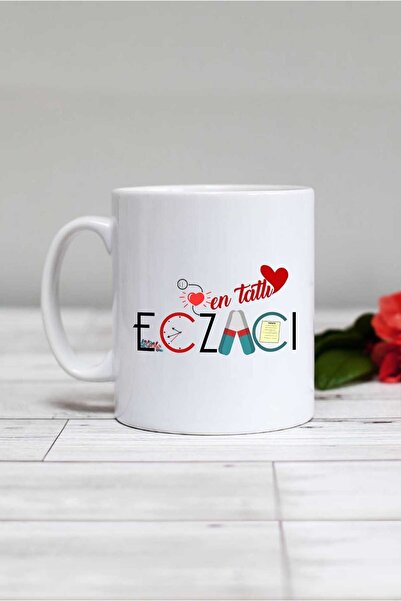 Hedizu كوب الصيدلي الأكثر حلاوة باللون الأبيض