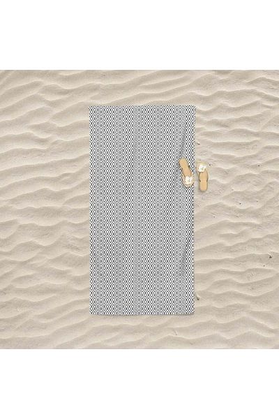 Evmila Digital Printed Geometric Sea and Beach Towel