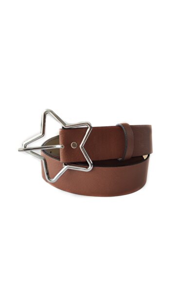 berlinbelts Yıldız Tokalı Suni Deri Kadın Kemeri
