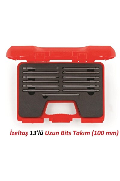 İzeltaş İzeltaş 4850001013 Uzun Bits Uç Takımı 100 Mm - 13 Parça