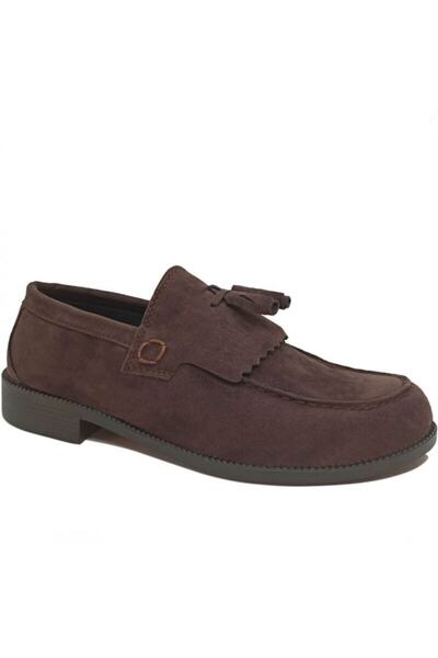 Modamela E475 Kahverengi Süet Corcik Erkek Ayakkabı