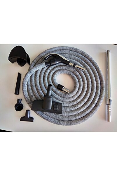 ALFAVAC Merkezi Süpürge Sistemi Için Kılıflı Hortumlu Temizlik Seti 12 Metre