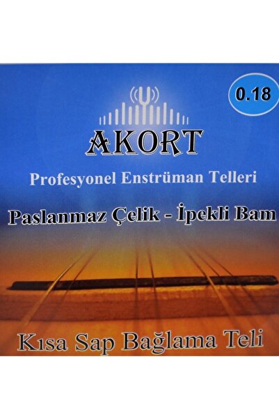 İMECE Akort Kısa Sap Bağlama-saz Teli 0.18 + Tezene