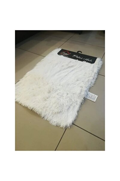 Doğuş Peluş Halı Doğuş Peluş Tavşan Tüyü Beyaz 2 Li Klozet Takımı