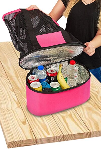 Ankaflex Pink Women's Thermos Compartment Beach Bag
