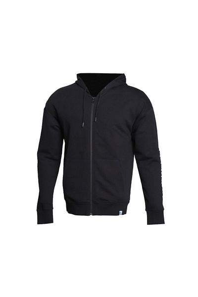 hummel Ανδρικό casual μπουφάν Hmlrick Zip Hoodie 921319 -2001 Μαύρο