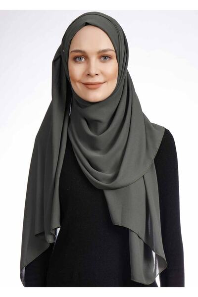 Ecardin Khaki Crepe Fabric - Practical Lycra Shawl St 238