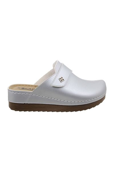 solariz Silver Hospital Doctor Nurse Closed Sabo Anatomic Slippers