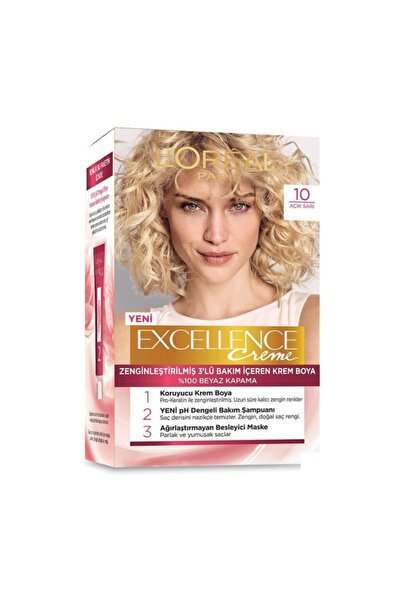 L'Oreal Paris Excellence Creme 10 Açık Sarı