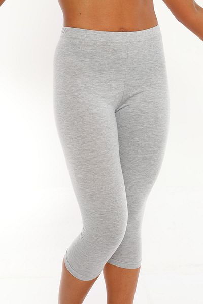 SEBOTEKS High Waist Combed Cotton Lycra Capri Leggings