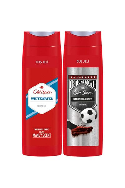 Old Spice White Water Shower Gel Set - 400 ml Strong Slugger