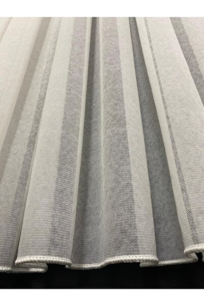 Brillant 1/3 Close Pleated Bottom Leaded Model Brown Tulle