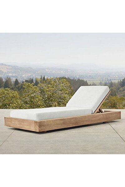 Genel Markalar Ahşap Tekerlekli Şezlong