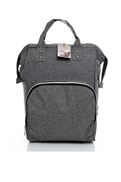 Sahra Leke Tutmaz Su Geçirmez Termal Bölmeli Klasik Anne Bebek Bakım Sırt Çantası