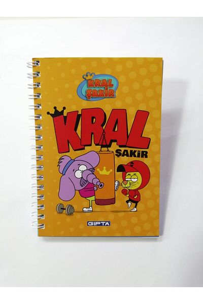 Gıpta Kral Şakir Notebook- A6- 80yp- Striped / Kral Şakir (6014-4)
