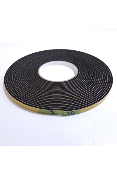 CONTACALL Kapı Pencere Bandı Yapışkan Sünger 3 Milim Kalınlık 10 Milim Genişl...