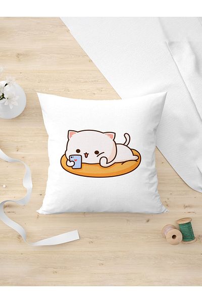 Panorama Ajans Μαξιλαροθήκη με σχέδιο δώρου Cute Kitty Cute Kitten