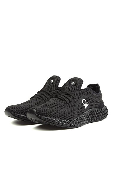 Benetton Bn-30008 Siyah Erkek Spor Ayakkabı