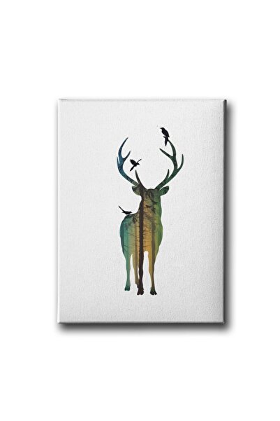 Desenlio Jelen Moderna Slika na Platnu