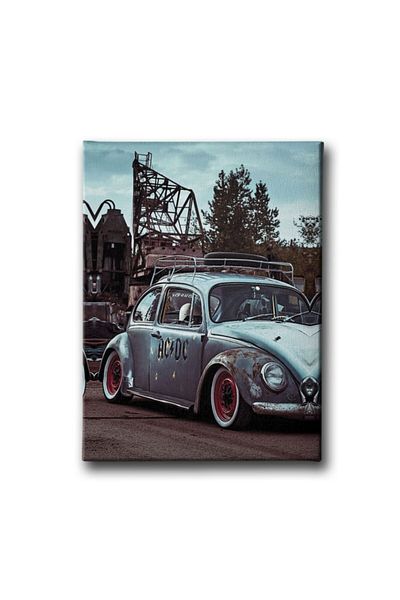 Desenlio Vosvos Car Canvas Art Print