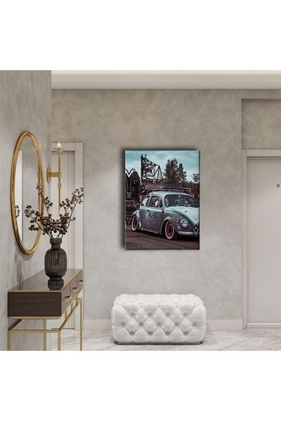 Desenlio Vosvos Car Canvas Art Print