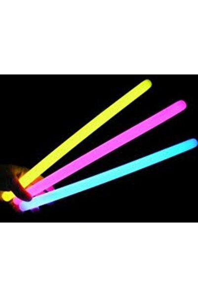 Genel Markalar Karanlıkta Parlayan Fosforlu Glow Stick Kalın Çubuk 20 cm 1 Adet