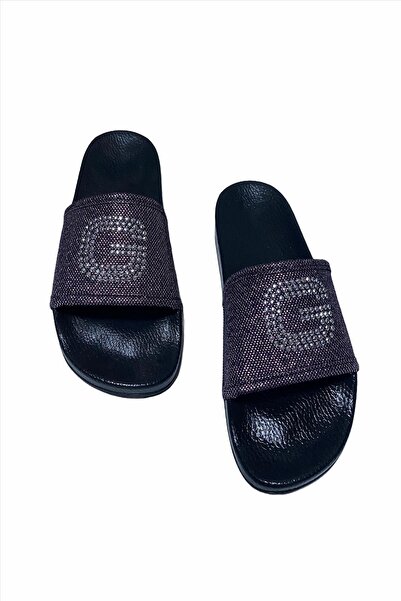 GEZER Papuci anti-alunecare pentru fete, cu paiete strălucitoare, pentru piscină, baie, plajă și zilnic